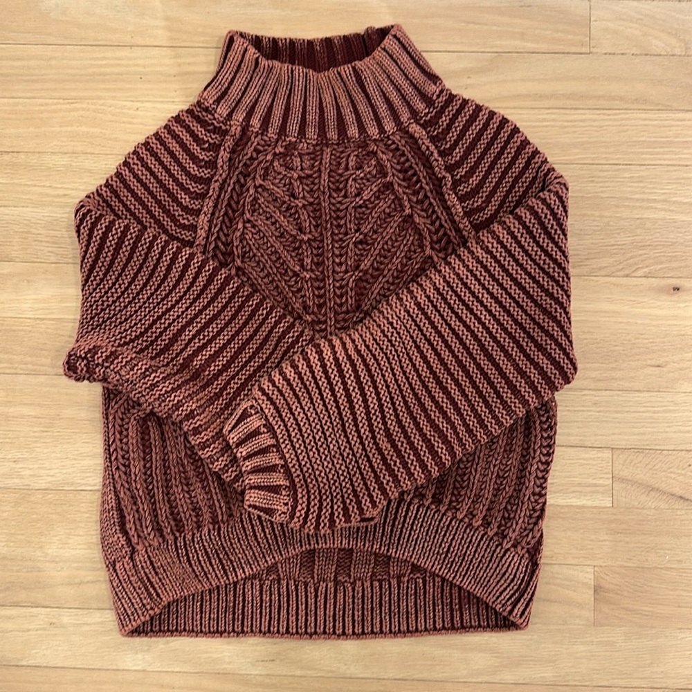 Free People mock neck sweater